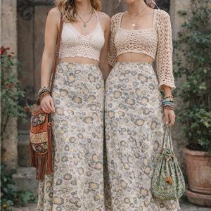 Cato Yellow Floral Skirt